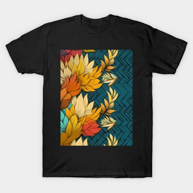 Autumnal Leaves T-Shirt by Mistywisp